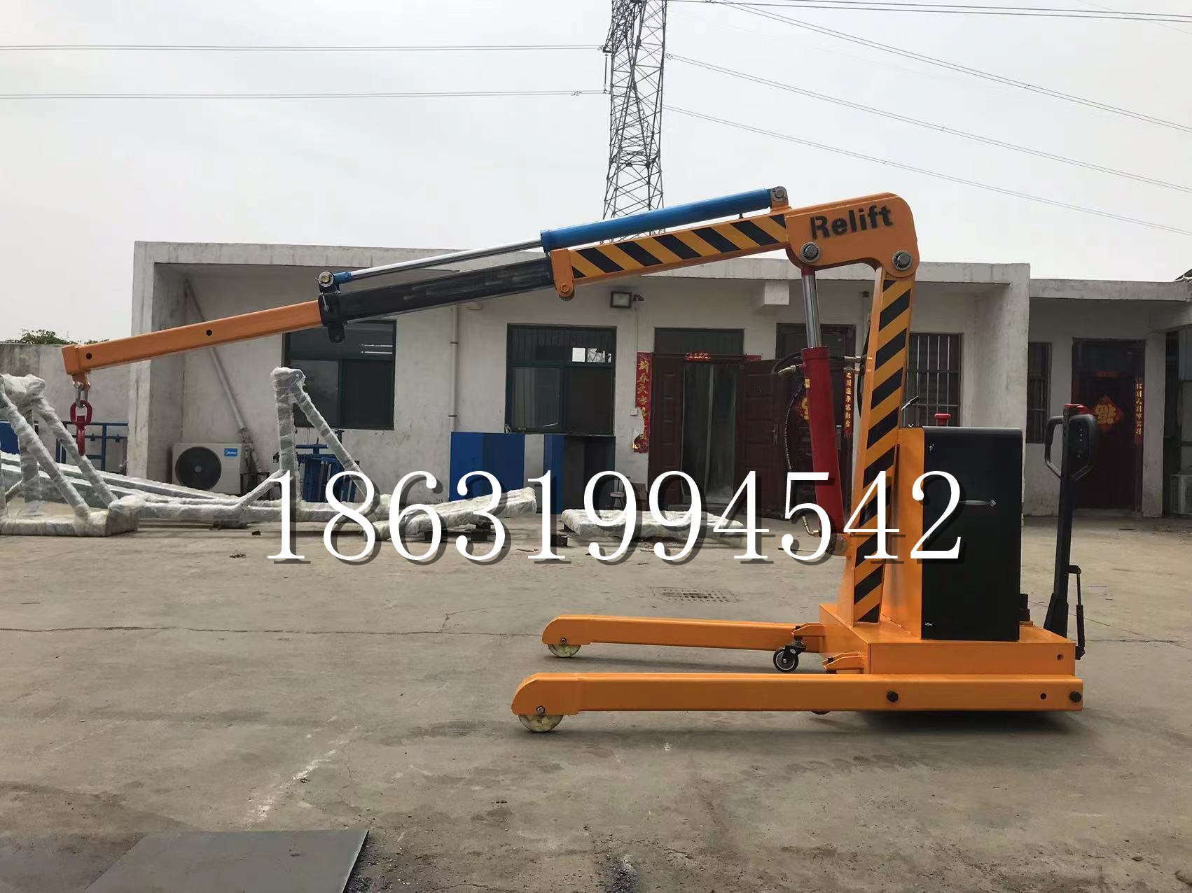 海兴县久征定做3吨三轮随车吊 农用园林绿化移树吊 平板工程用小吊机